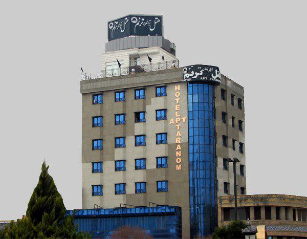 نمای ظاهری آپارتمان ترنم 